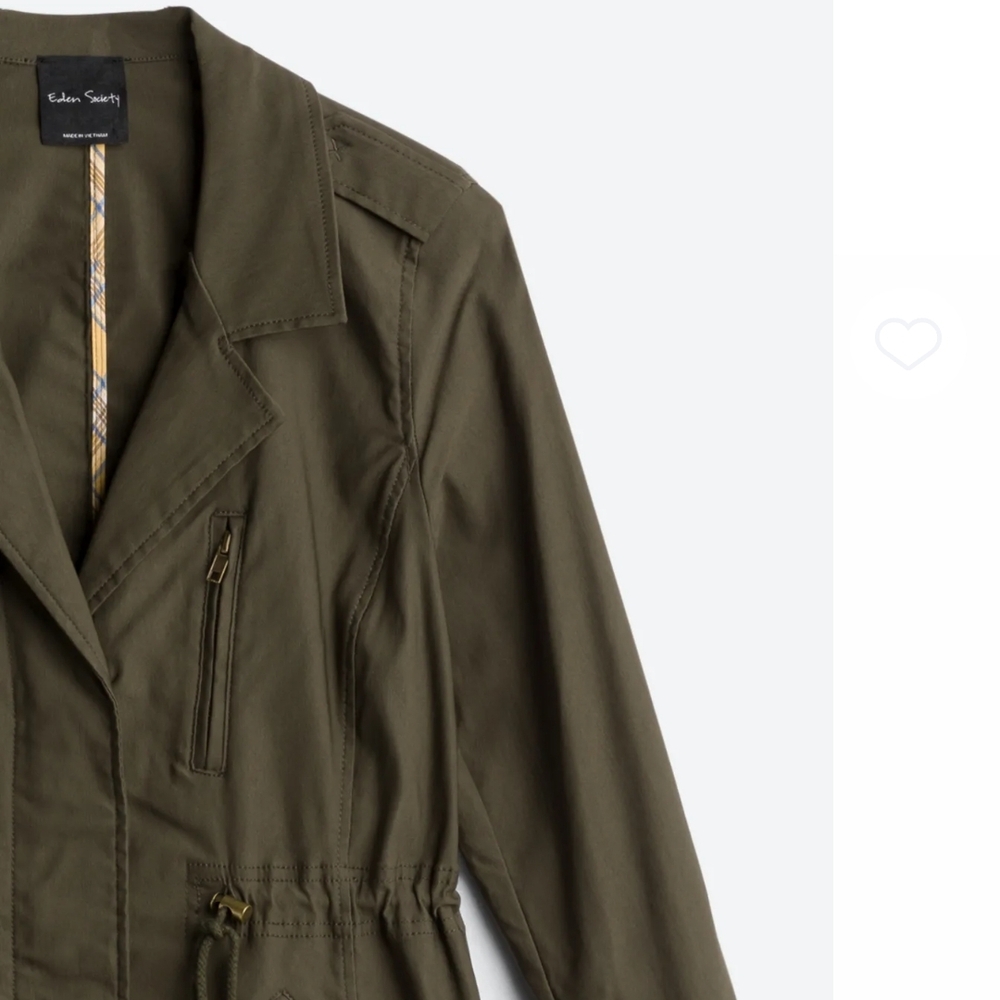 Eden Society Laysha Cargo Jacket-Olive